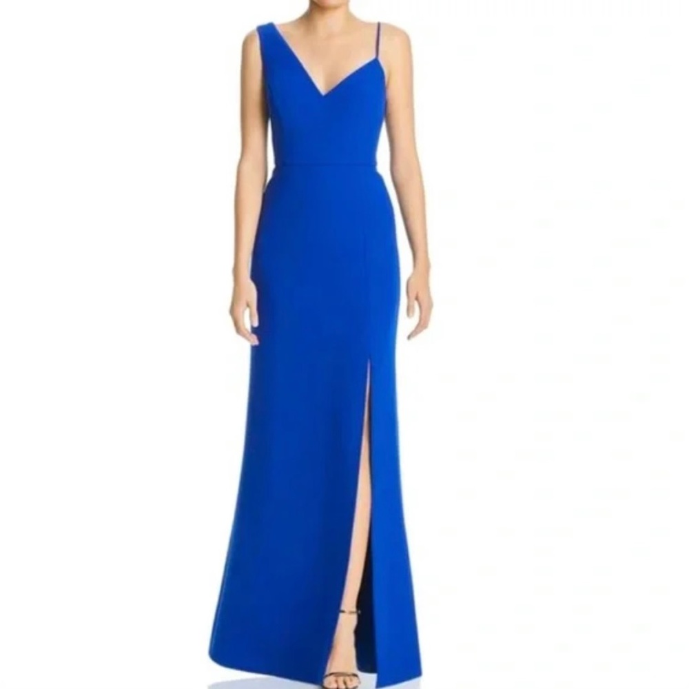 BCBGMaxAzria | Evening Dress with Asymmetrical Neckline